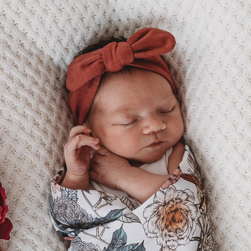 Baby top knot best sale headband